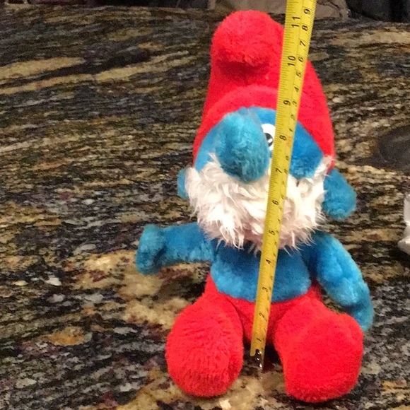 COPY - Vintage 1979 Papa Smurf stuffed toy - Picture 5 of 10